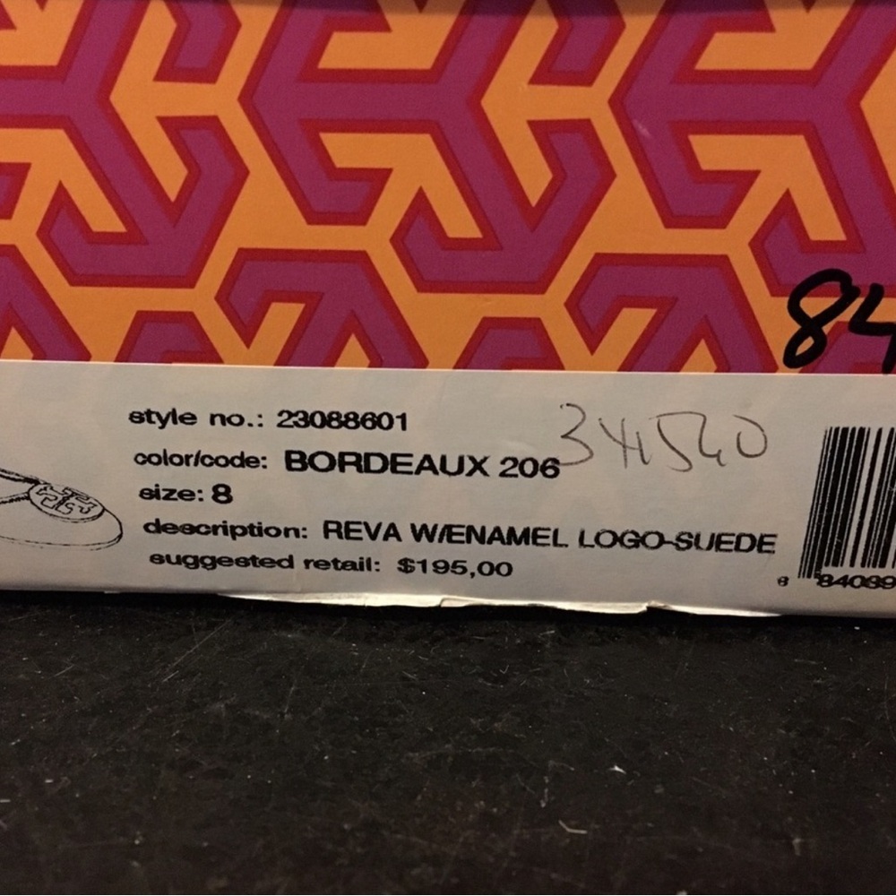 Tory Burch 'Reva with enamel logo / suede - Picture 4 of 4